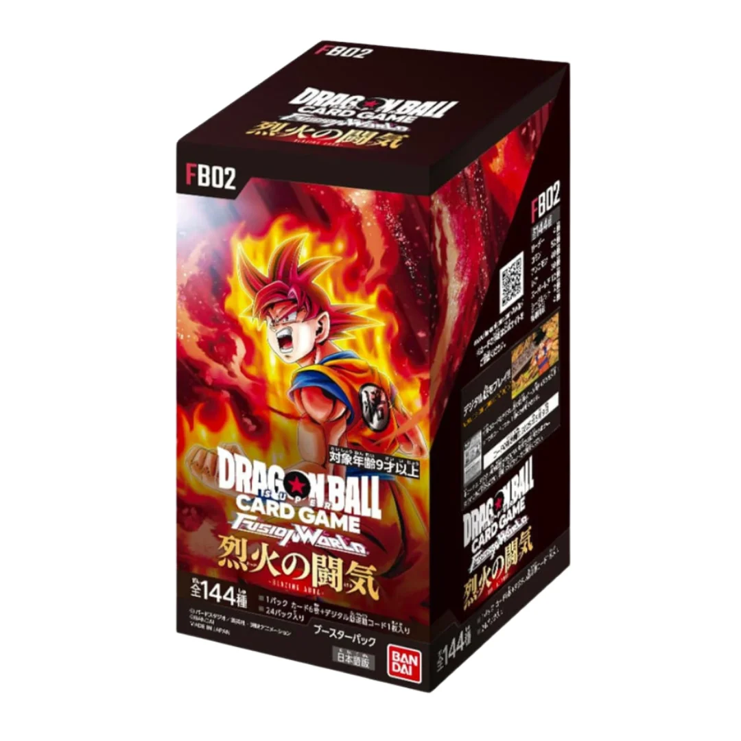 Dragon Ball FB02 – Fusion World Blazing Aura Booster Box 24 Buste (JP)