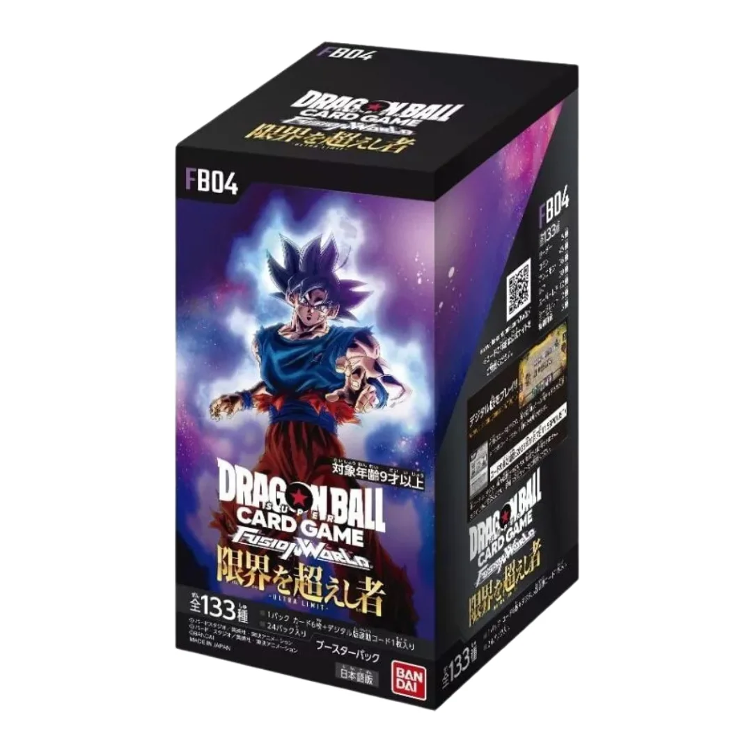 Dragon Ball FB04 – Fusion World Ultra Limit Booster Box 24 buste (JP)
