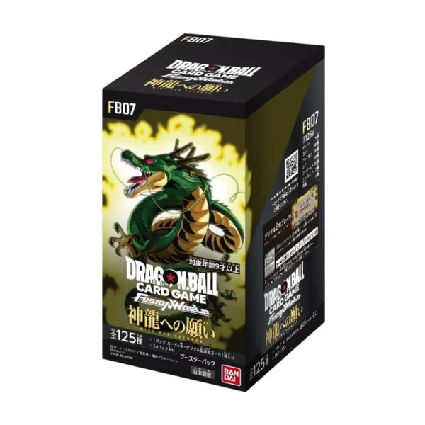 Dragon Ball FB07 – Fusion World Wish Upon Shenron Booster Box 24 buste (JP)