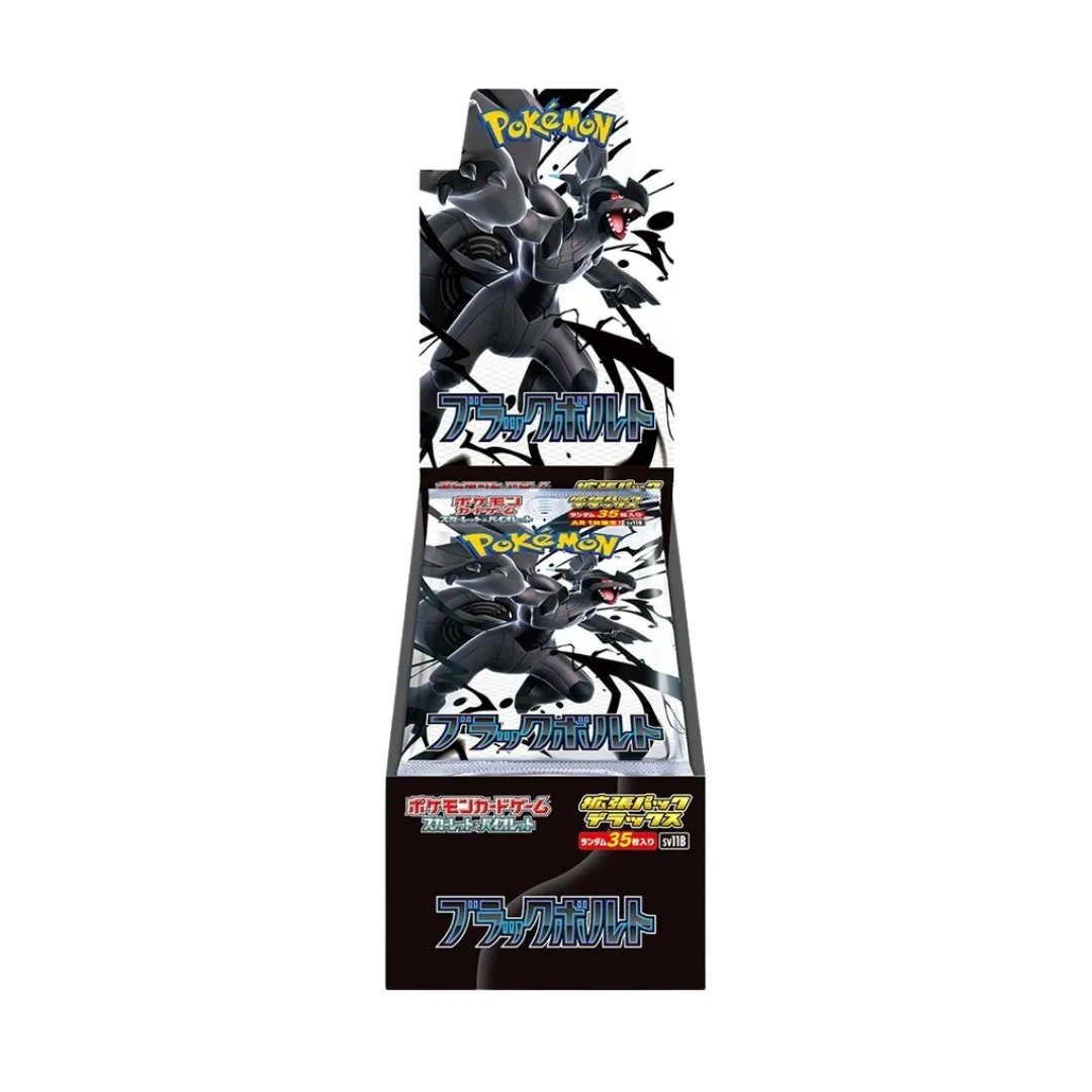 Pokemon Black Bolt Deluxe Display – 4 Buste (JP)